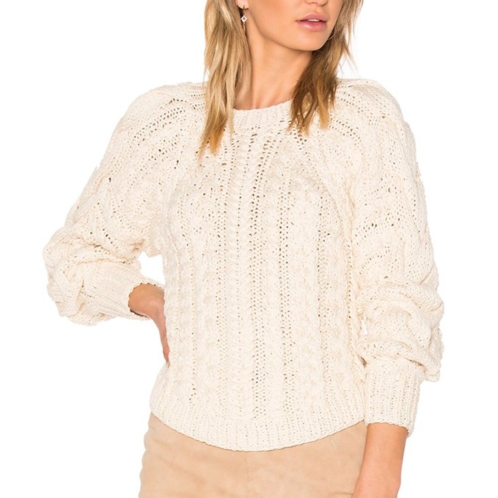 NWOT Ulla Johnson Cable Knit Chunky Sweater